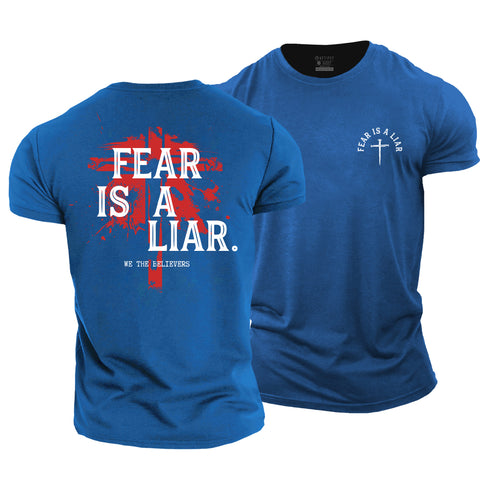 Men's Fear Is A Liar Cotton T-Shirt